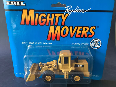  Ertl 2418 1:64 Mighty Movers 1991 CAT Wheel Loader versiegelt(CY47-13S3/3)