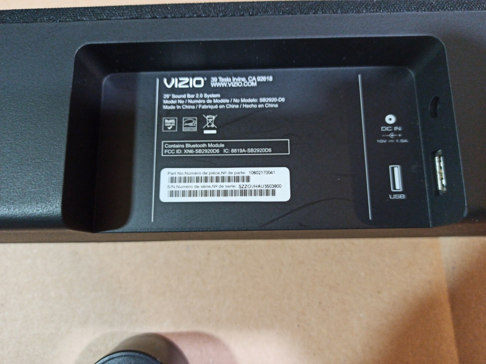 vizio 2920 d6
