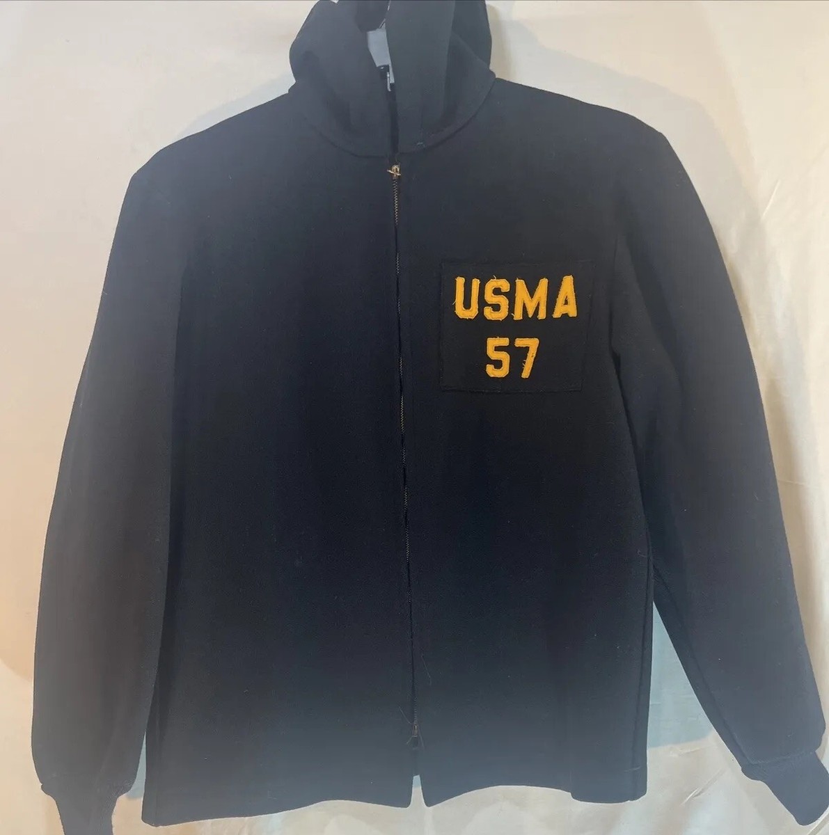 Vintage 50s Korea War USMA WEST POINT Cadet Uniform Wood Hooded