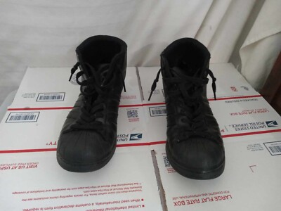 Adidas Men’s Superstar PCI 789002 Black Soft Touch Leather,Size 10(PNP6) 