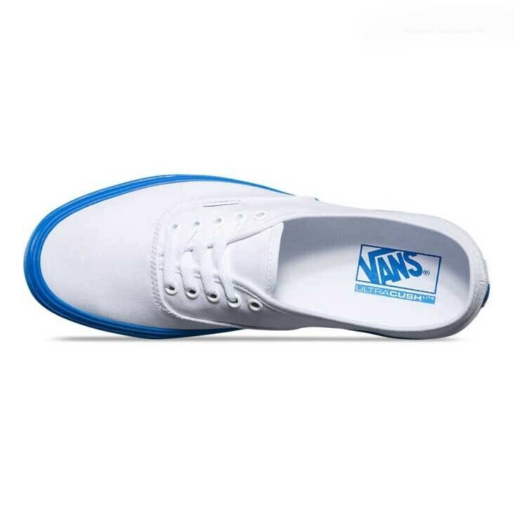 VANS OLD SKOOL LITE TRUE WHITE / BLUE (Pop Sole) old school VANS OLD SKOOL LITE TRUE WHITE / BLUE (Pop Sole) old school