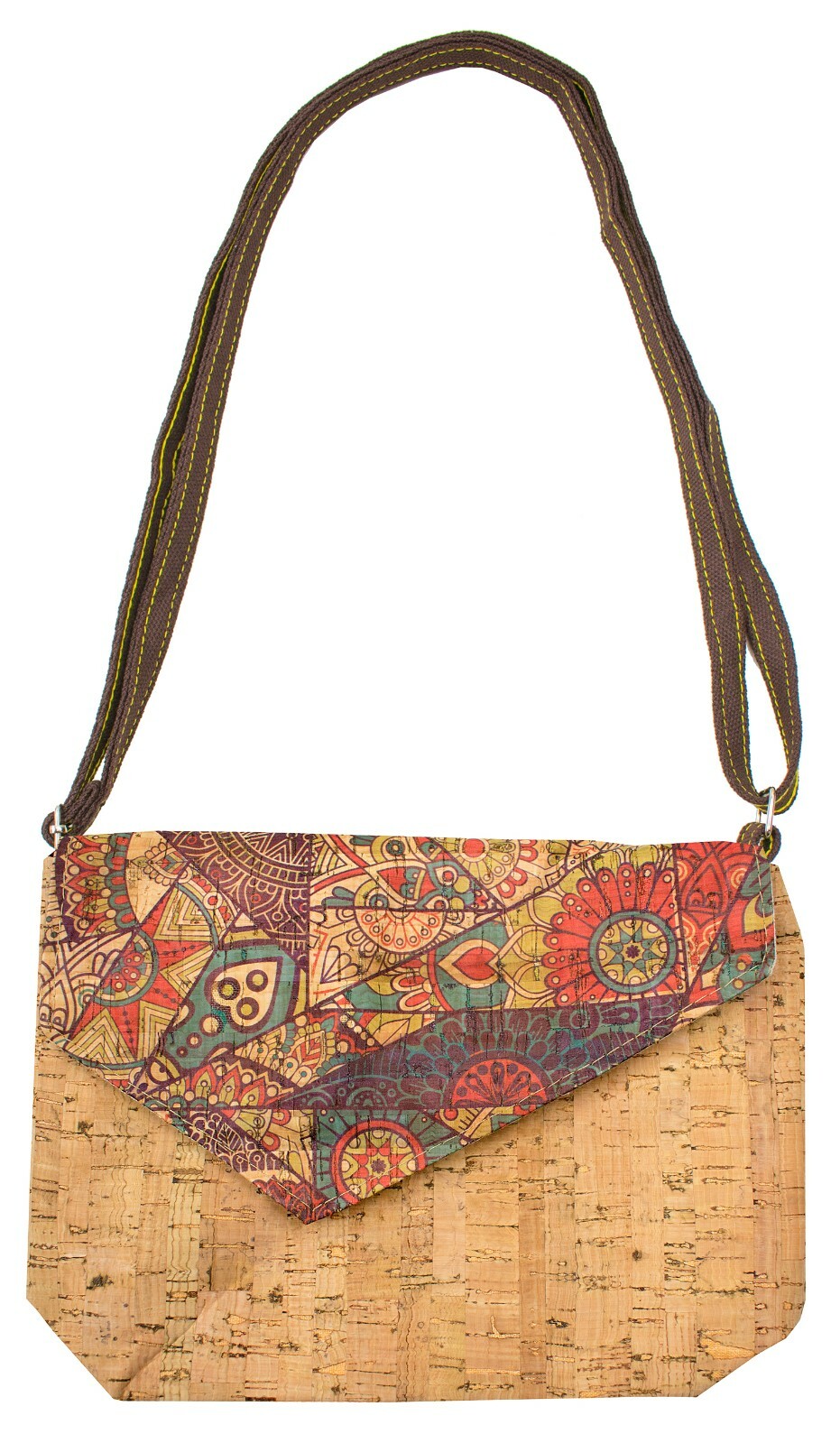 BOLSO CORCHO PEQUEÑO BOLSOS DE DE BOTÓN FLORES MULTICOLOR REF.5 | eBay