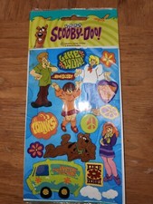 Vintage Scooby Doo stickers, in original packaging.