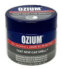 Ozium Gel 4.5oz Eliminates Odors and Freshens the Air, That New Car Smell