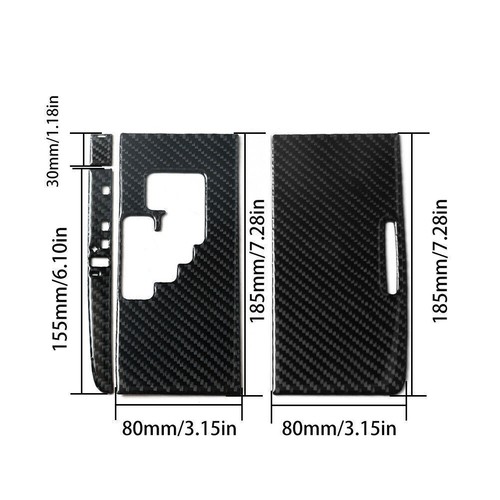 4Pcs For Toyota Camry 2007-2011 Carbon Fiber 6-Speed Auto Gear Shift Cover Trim - Picture 2 of 11