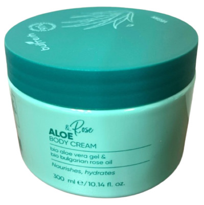 Bulfresh - Körper Creme Vegan Aloë Vera und Rose 300 ml