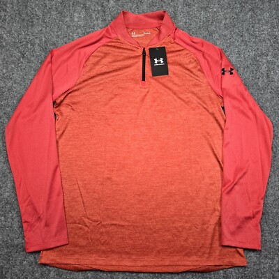 Under Armour Tech 2.0 Novelty Shirt Mens Medium 1/4 Zip Long Sleeve Pullover 