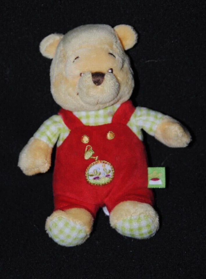 Peluche doudou Winnie DISNEY NICOTOY arrosoir radis pouet 15 cm  NEUF - Photo 1/1