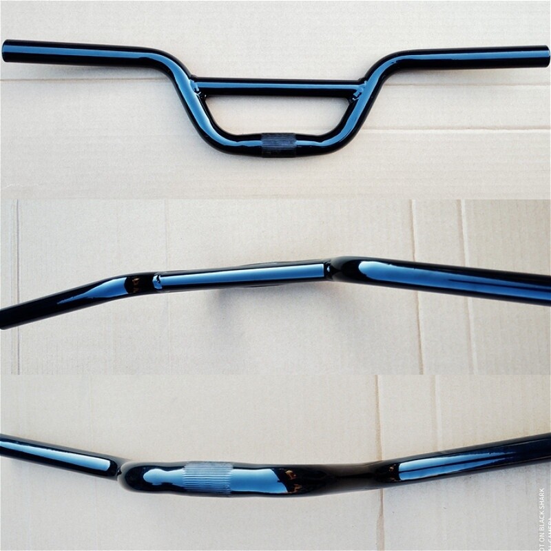 Manubrio In Alluminio Per Bici BMX &ndash; 25.4x520mm &ndash; Nero &ndash; Per Bambini E Ragazzi