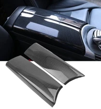 Gloss Carbon Fiber Print Center Armrest Panel Cover Fits 16-23 X253 GLC300 GLC43