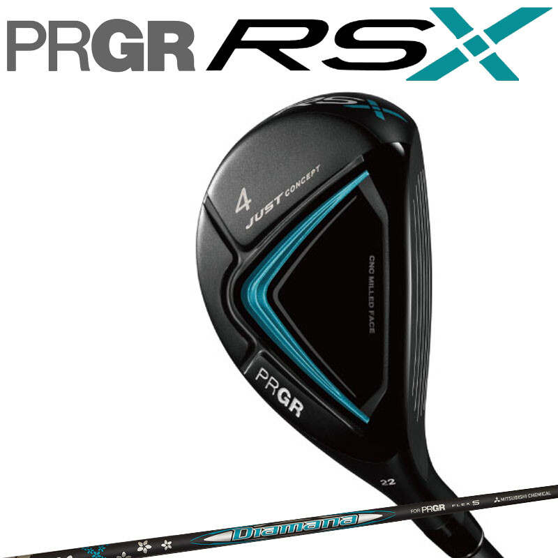 Yokohama PRGR Golf 2024 RS X Utility Hybrid Diamana Shaft Model UT 