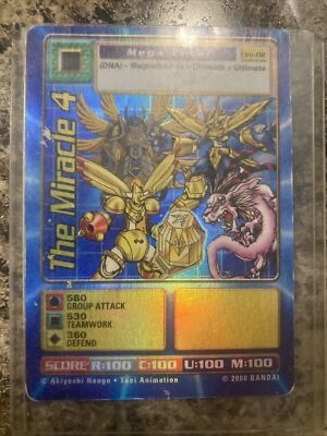 デジモンミラクルⅣ digimon card the miracle 4 card Holographic | eBay