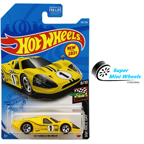 '67 Ford GT40 Mk.IV (Yellow) - Hot 