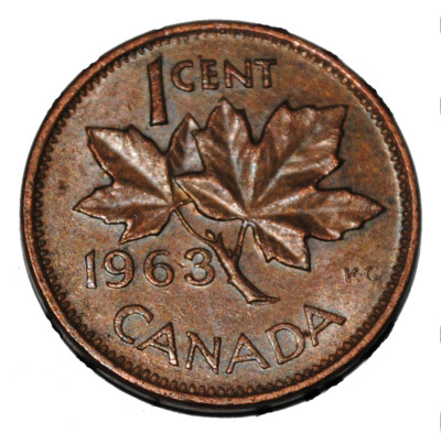 Canada 1963 1 Cent Copper One Canadian Penny Coin | eBay