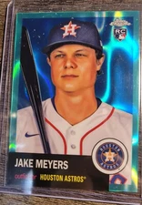 2022 Topps Chrome Anniversary - Aqua Lava Refractor #263 Jake Meyers 168/299