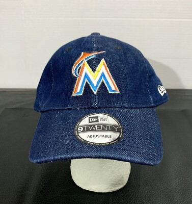 Levis x New Era 9Twenty MLB Miami Marlins One Size Denim Hat Cap