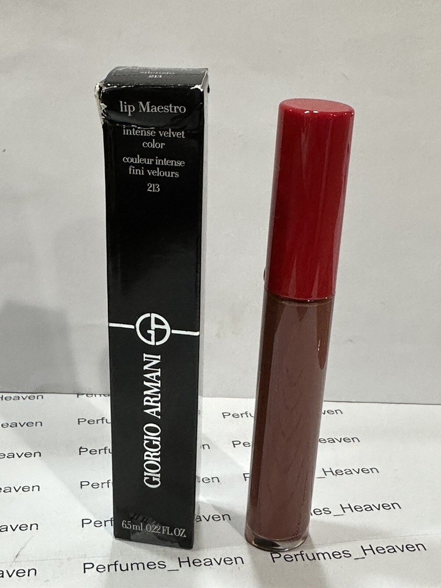 Giorgio Armani Lip Maestro Intense Velvet Color in Silenzio 213