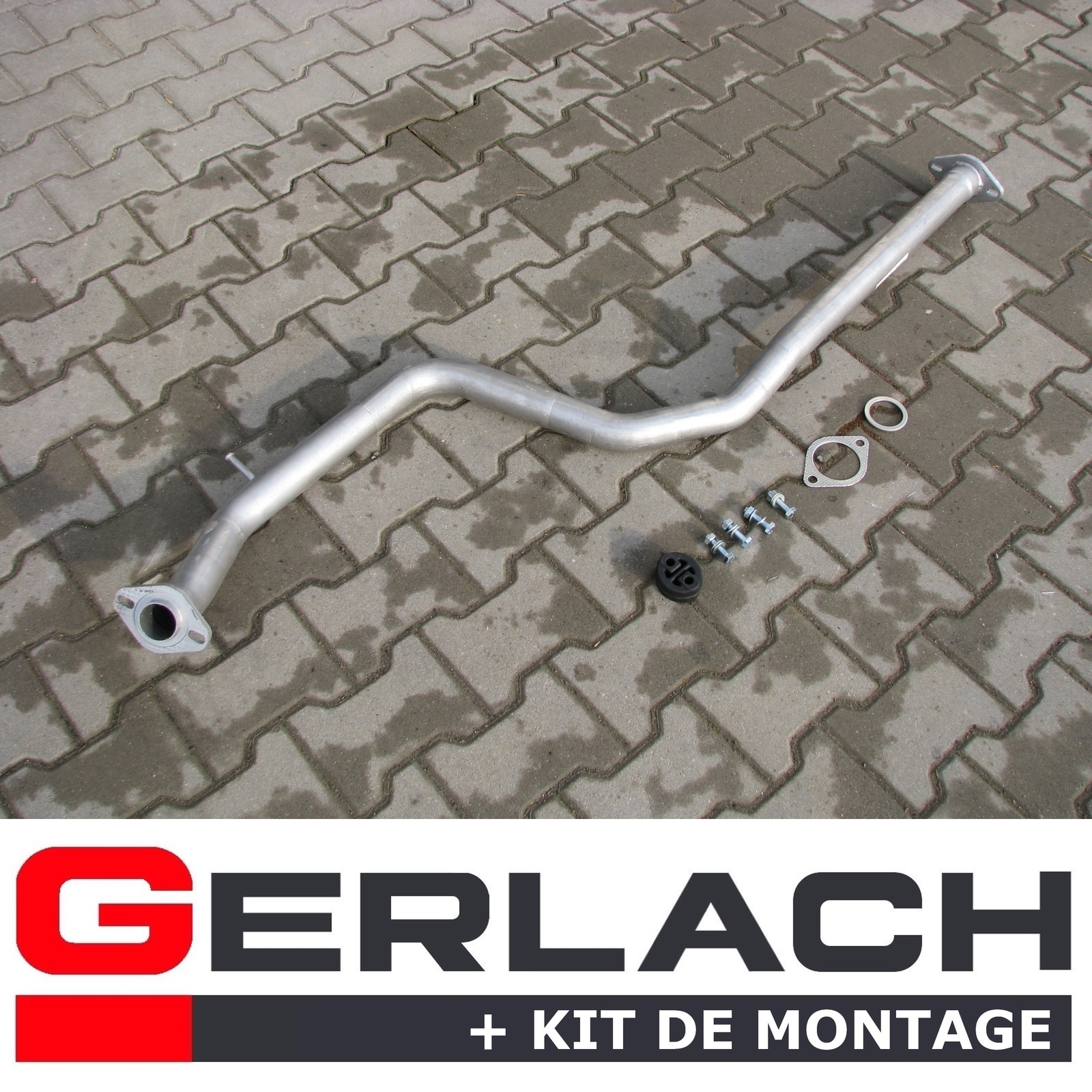 Tuyau intermédiaire F074 pour éliminer les fuites d'échappement sur Mazda 5 Diesel