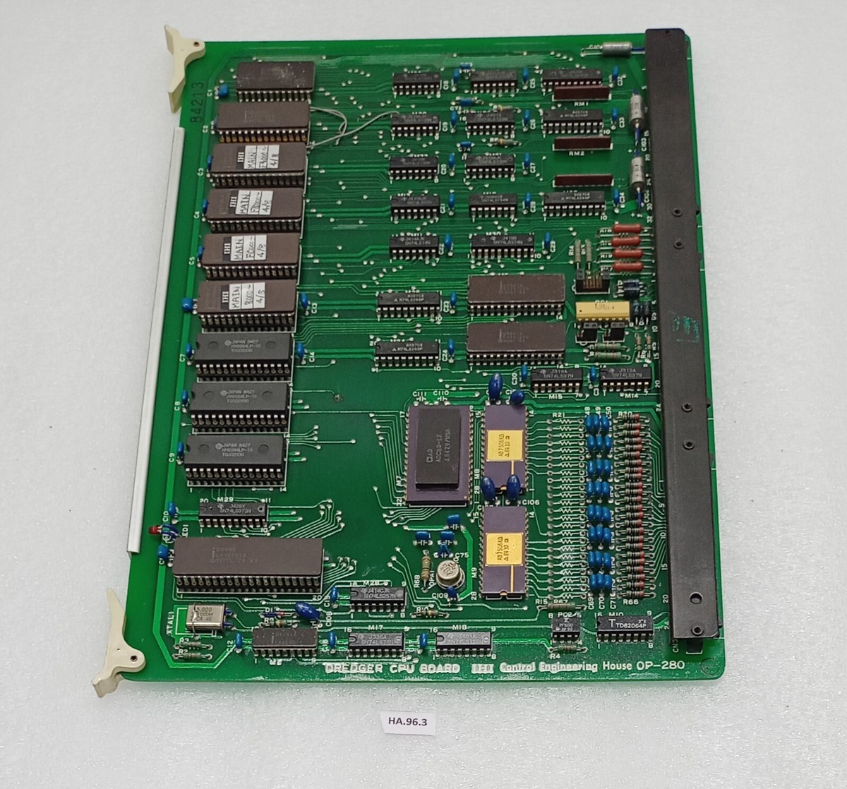 IHI OP-280 LOGI MATE IC GREDGER CPU BOARD IHI ADC 8001 MOS PCB