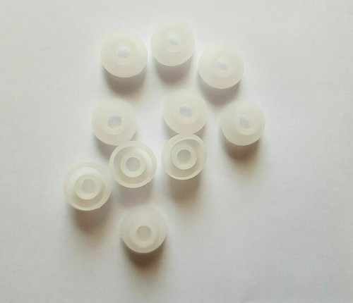 10 Pieces Replacement Eargels Ear Buds Black & White Samsung Other Headphones UK - Picture 3 of 3