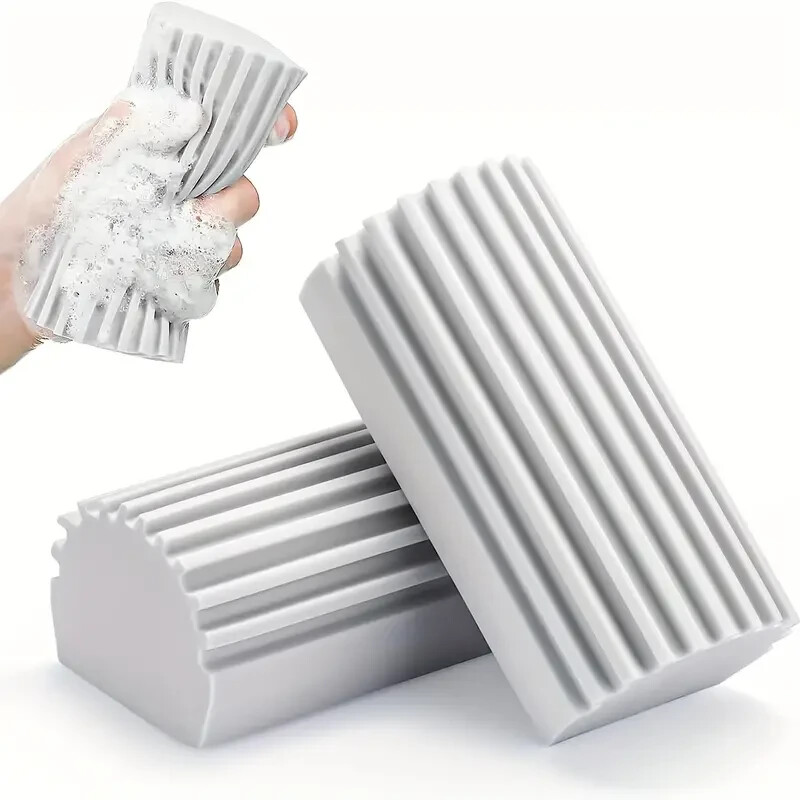 2 PK Damp Duster Sponge Magic Eraser Sponge Blinds Cleaner T