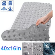 Bathtub and Shower Mats, 40X16 Inch Extra Large Non Slip Soft Bath Tub Mat with
