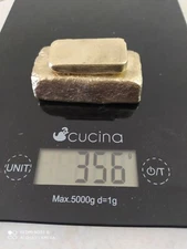 356 Grams Scrap Gold Bar For Gold Recovery Melted Different Computer Coin Pins