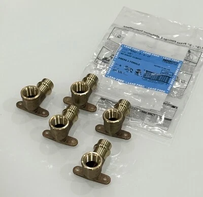 NIBCO 1/2" 90° DROP ELBOWS PRESS X FEMALE PC707-3-5-LF PACK OF 5 PCS