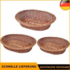 Weidenkorb Hundebett Haustierbett Hundemöbel Hunde Hundekorb Natur Weide vidaXL