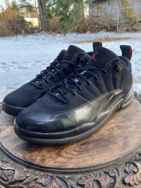 jordan 12 retro low black