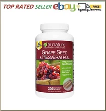 trunature Grapeseed with Resveratrol, 300 Capsules