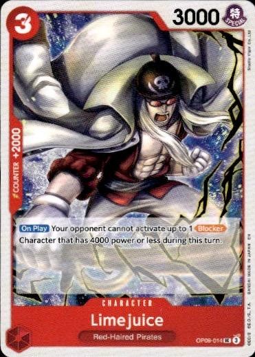 Premium Booster -The Best- Vol. 2 #OP09-014 Limejuice (Pirate Foil)