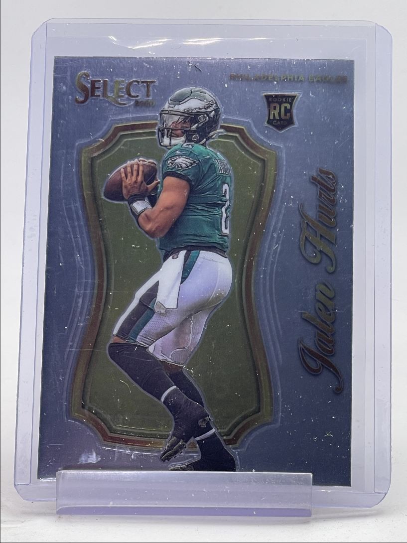 JALEN HURTS 2020 SELECT CERTIFIED ROOKIE FOOTBALL EAGLES B RC Q0819