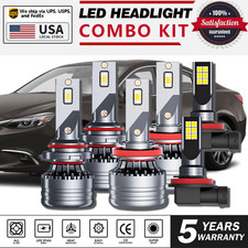 For Mazda 6 2014-2017 Led Headlight High Low Beam Fog Light Bulbs Combo Kit For Mazda 6 2014-2017 Led Headlight High Low Beam Fog Light Bulbs Combo Kit