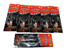 6PC Brad's Super Bait Mini Cut Plug 3.0 Black Glitter Pink MCP-33 20LB