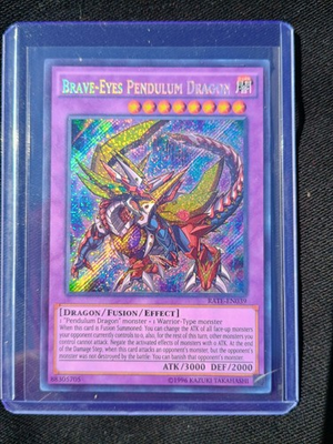 #ad Konami Brave Eyes Pendulum Dragon RATE EN039 Secret Rare EN 3000 2000 $17.00