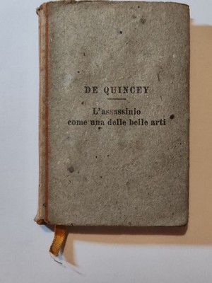 De Quincey - Mord als eine der schönen Künste - Brevier 33 - Cover