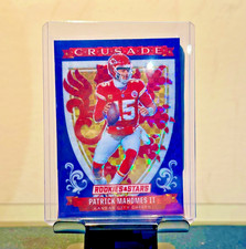Patrick Mahomes II 2025 Panini Rookies & Stars - Crusade Blue Plaid Prizm #1