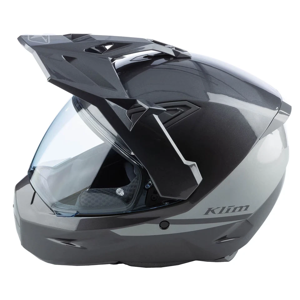 KLIM X1 ALPHA HELMET ECE/DOT Gloss Metallic Asphalt - Monument size L - Image 4 of 4