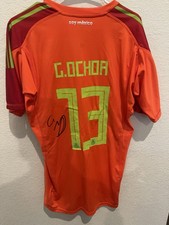 Memo Ochoa Jersey 2018 Russia World Cup Signed Size L