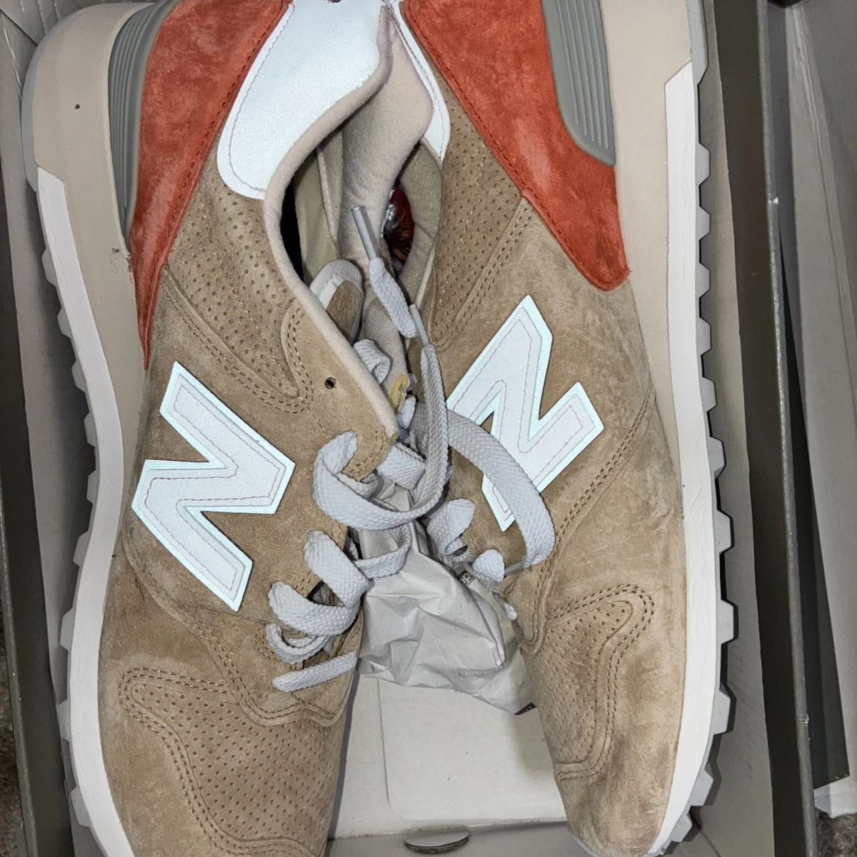 New Balance 1300 Made In USA Tan Orange for Sale | Authenticity