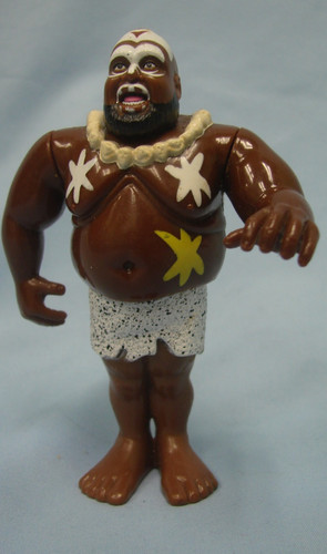 VINTAGE RARE WWF KAMALA HASBRO WRESTLING FIGURE 19...