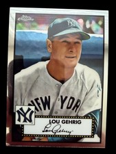 2021 Topps Chrome Platinum Anniversary - Lou Gehrig #613