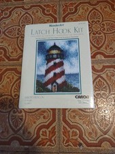 Wonder Art Sailor's Beacon 15"x20" Latch Hook Kit 4107 Lighthouse SEALED 