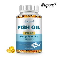 Buporai fish oil, provides antioxidant protection, 120 capsules.