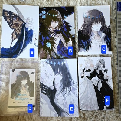 Pretender Oberon Vortigern Mini Print Fate Grand Order Fan Postcard Anime FGO