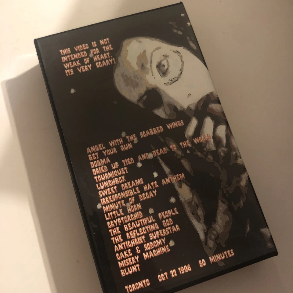 Marilyn Manson Graveyard Bash VHS Goth Rock 10/22/96 Live Concert Video - Image 2 of 4