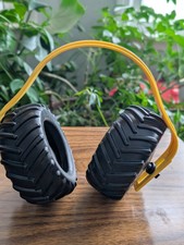 Monster Jam Truck Tire Child Kids Ear Muffs Headphones Hearing Protection Yellow