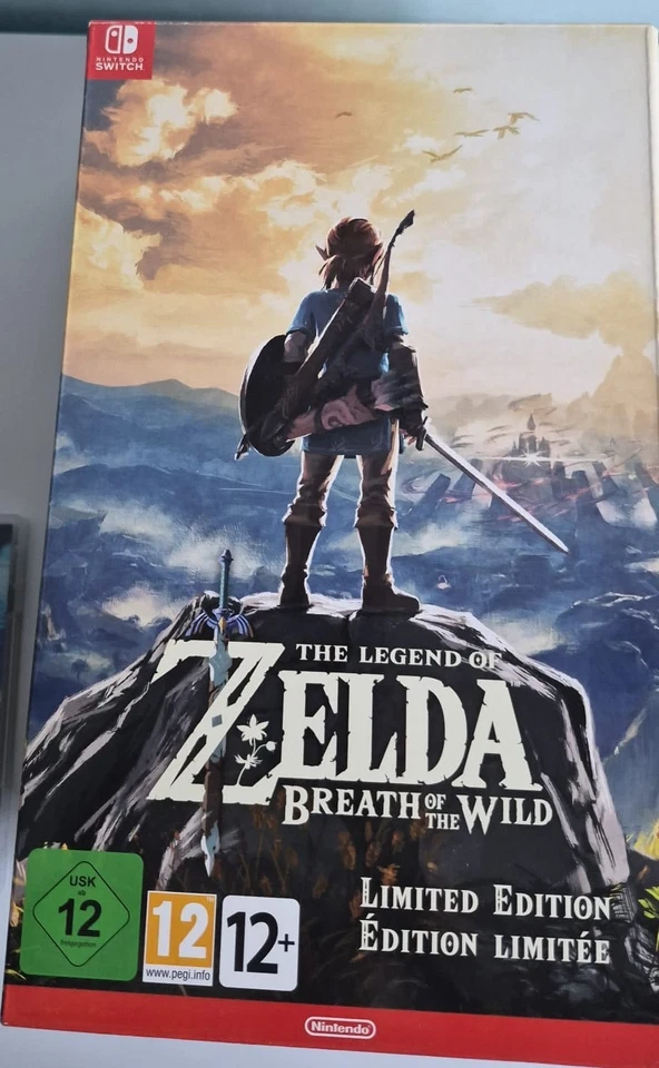 The Legend of Zelda Breath of the Wild Limited Edition PAL ITA Switch, foto 1 di 4