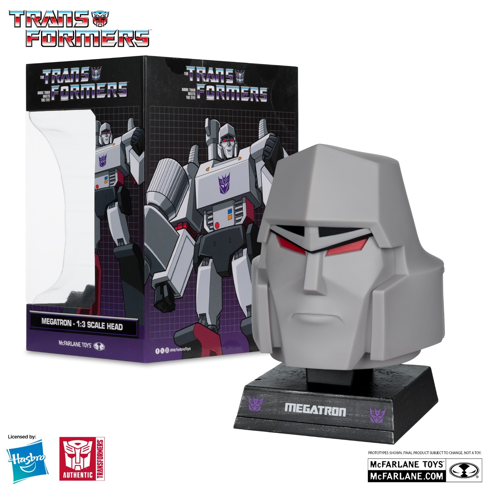 McFarlane Toys Transformers Megatron 1:3 Scale Head 14327 New & Sealed